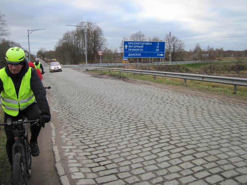 Поднимаемся на мост в Приморье