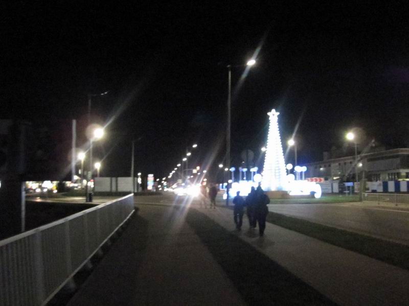 Выезжаем по велодорожке из Гурьевска в сторону Калининграда