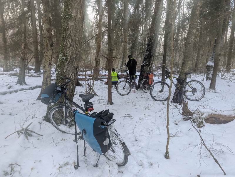 Привал в районе древнего городища Речки