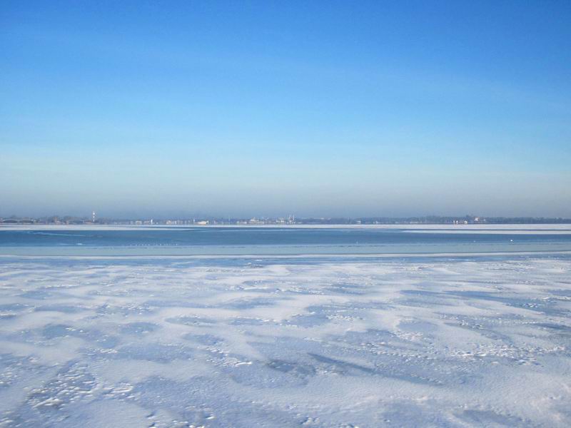 Полынья в направлении Балтийска