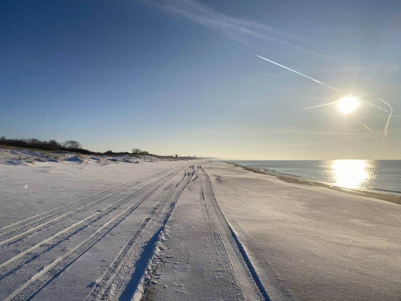 Вид назад, в сторону Балтийска