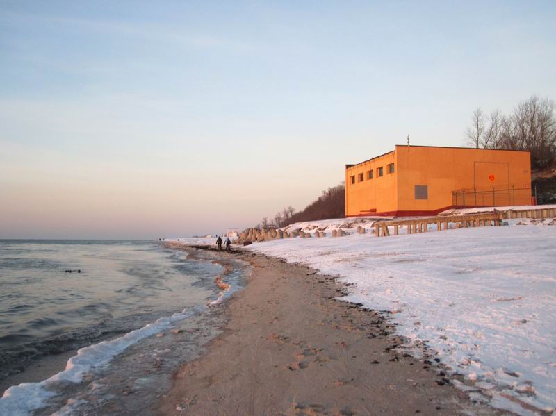 Подъезжаем к Янтарному