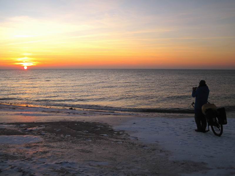 Любуемся закатом