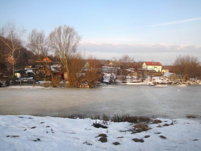 Изучаем лёд на водоёмах из окна поезда