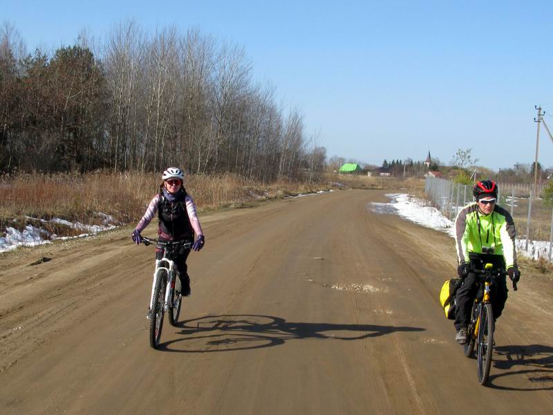 Дорога к месту привала.