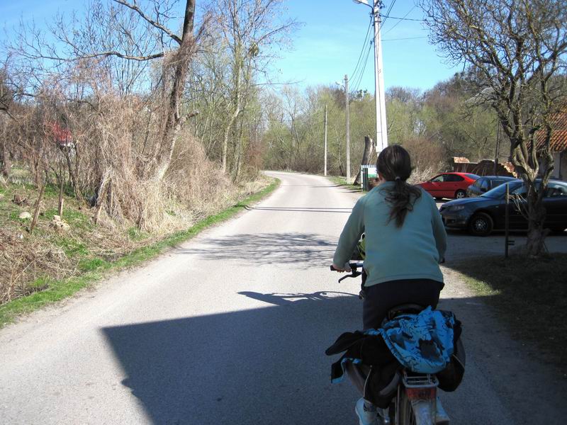 Едем по ул. Библиотечной