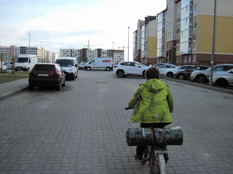 Едем через новостройки Гурьевска