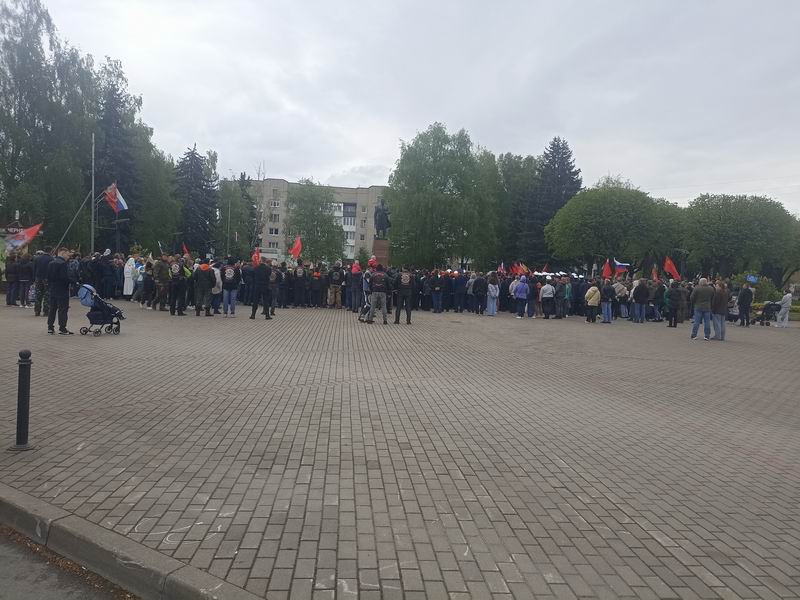 Празднование дня Победы в Черняховске
